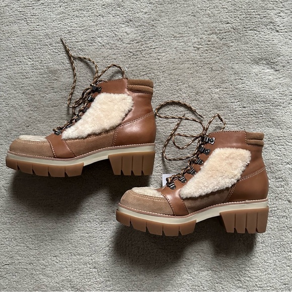 Nwt Bernardo Sawyer Shearling Boots size 6.5 - Picture 3 of 7